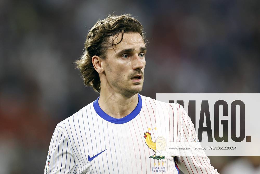 MUNCHEN - Antoine Griezmann of France during the UEFA EURO, EM, Europameisterschaft,Fussball 2024 semifinal match between Spain and France at the Munich Football Arena on July 9, 2024 in Munich, Germany. ANP Hollandse Hoogte Maurice van Steen UEFA EURO 2024 2024 ANPxSportx xMauricexvanxSteenxWKxIVx 509760975 originalFilename: 509760975
