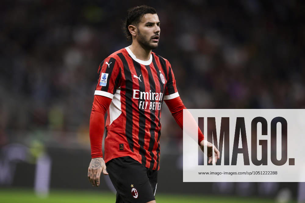 AC Milan v US Lecce - Serie A Theo Hernandez of AC Milan looks on during the Serie A football match between AC Milan and US Lecce. Milan Italy