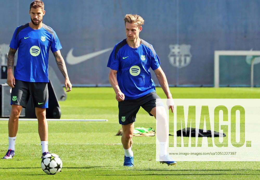 FC Barcelona, Barca Training Session Frenkie de Jong trains with FC Barcelona at the Joan Gamper sports city before the Champions League match against Young Boys in Barcelona, Spain, on September 30, 2024. Barcelona Barcelona Spain
