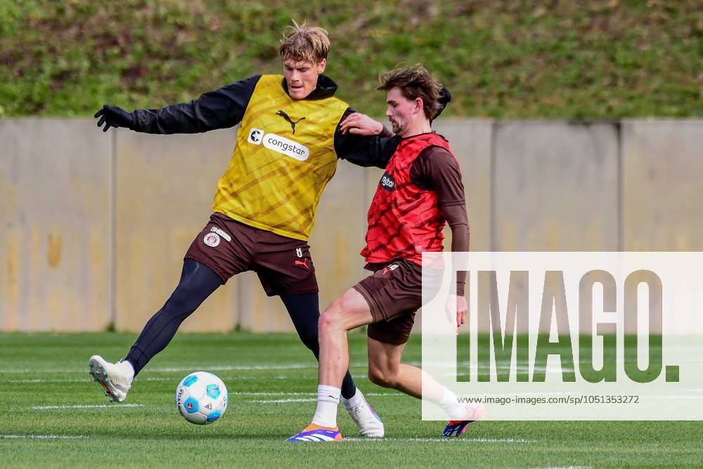 Eric Smith Connor Metcalfe ( Pauli ) Deutschland , Hamburg , Traininggelände an der Kollaustrasse , Fussball , 1 . Fussball Bundesliga , FC St Pauli