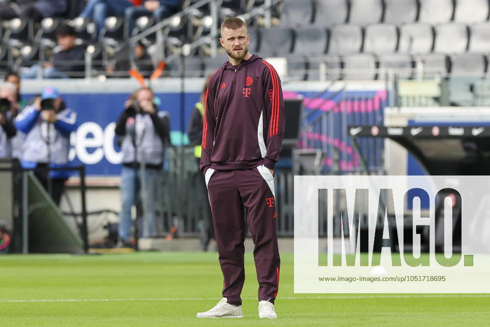 Eric Dier (FC Bayern Muenchen) schaut, Bundesliga, Eintracht Frankfurt v FC Bayern München, Deutsche Bank Park am 06. October 2024 in Frankfurt am Main, Deutschland. (Foto von Marco Steinbrenner DeFodi Images) Eric Dier (FC Bayern Muenchen) looks on, Bundesliga, Eintracht Frankfurt v FC Bayern München, Deutsche Bank Park, October 6, 2024 in Frankfurt am Main, Germany. (Photo by Marco Steinbrenner DeFodi Images) DFL regulations prohibit any use of photographs as image sequences and or quasi-video. Defodi-700_frank_muenchen_202401006_014