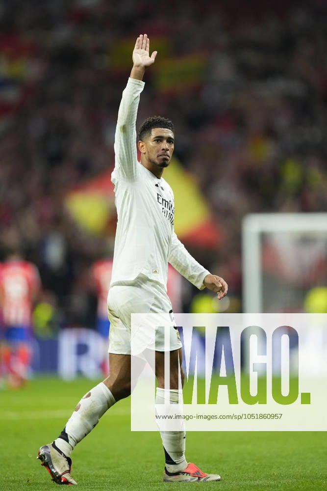 Atletico de Madrid v Real Madrid CF - La Liga EA Sports Jude Bellingham central midfield of Real Madrid and England during the LaLiga match between Atletico de Madrid and Real Madrid CF at Estadio Civitas Metropolitano on September 29, 2024 in Madrid, Spain. Madrid Spain