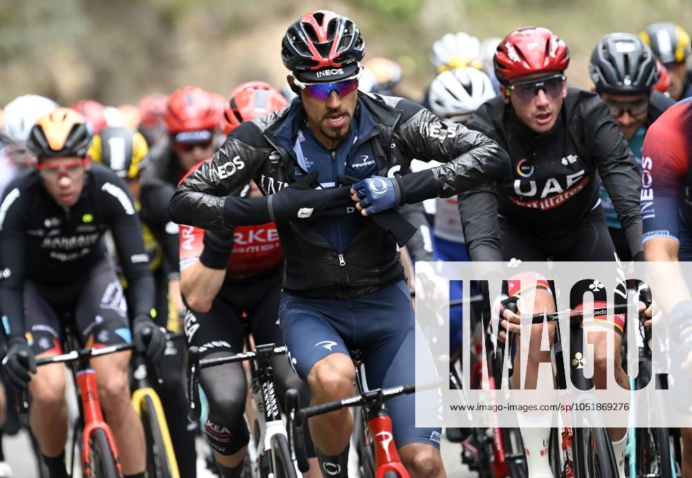 Paris - Nice 2022 - stage 8 NICE, FRANCE - MARCH 13 : Martinez Poveda Daniel Felipe (COL) of INEOS Grenadiers during stage 8 and final stage of the 80th edition of the Paris - Nice cycling race, a stage of 115,6km with start and finish in Nice on March 13, 2022 in Nice, France, 13 03 2022 ( Motordriver Kenny Verfaillie - Nice France