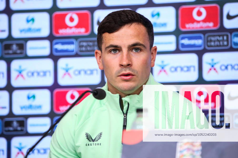 Republic of Ireland press conference, PK, Pressekonferenz Georgios Karaiskakis Stadium, Athens, Greece 12 10 2024 Josh Cullen Josh Cullen 12 10 2024