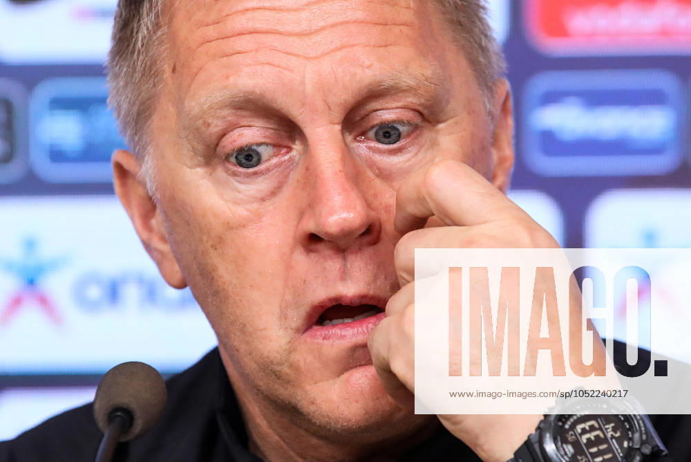 Republic of Ireland press conference, PK, Pressekonferenz Georgios Karaiskakis Stadium, Athens, Greece 12 10 2024 Head Coach Heimir Hallgrimsson Heimir Hallgrimsson 12 10 2024