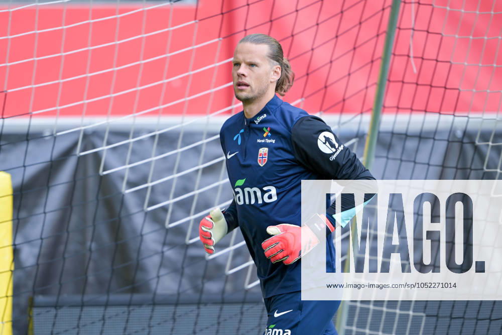 SOCCER - NL, AUT vs NOR LINZ,AUSTRIA,12.OCT.24 - SOCCER - UEFA Nations League, group stage, OEFB international match, Länderspiel, Nationalmannschaft Austria vs Norway, preview, training Team NOR. Image shows Orjan Haskjold Nyland (NOR). GEPAxpictures xDanielaxMoser