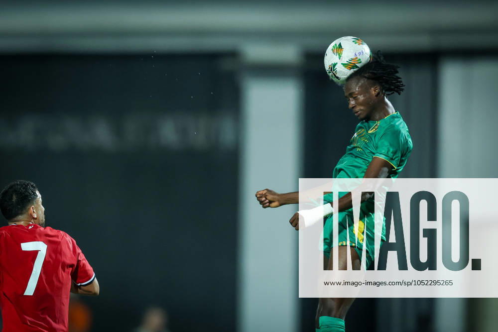 Egypt vs Mauritania - Africa Cup Of Nations Qualifier Keita Ibrahima of Mauritania plays during the Africa Cup of Nations Qualifiers 2025, match number 61, between Egypt and Mauritania at Cairo International Stadium in Cairo, Egypt, on October 11, 2024. Cairo Egypt