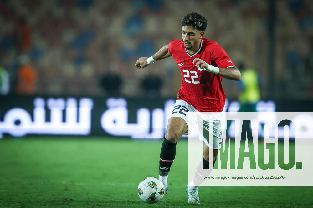 Egypt vs Mauritania - Africa Cup Of Nations Qualifier Omar Marmoush of Egypt participates in the Africa Cup of Nations Qualifiers 2025, match number 61, between Egypt and Mauritania at Cairo International Stadium in Cairo, Egypt, on October 11, 2024. Cairo Egypt