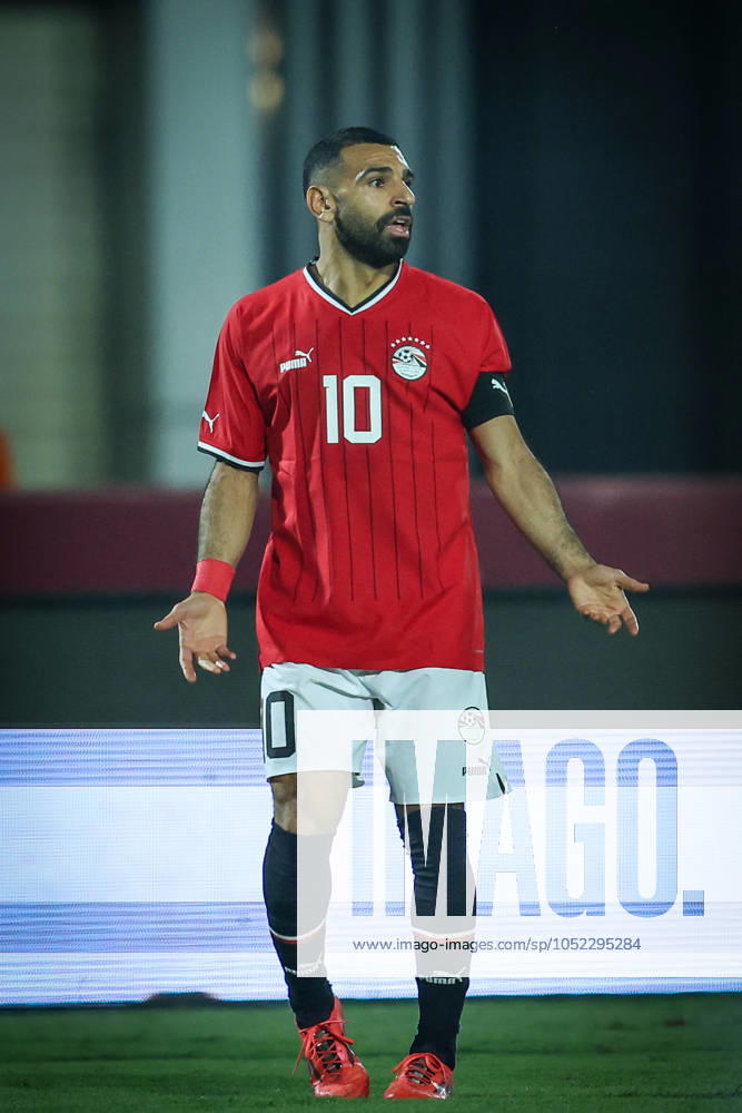 Egypt vs Mauritania - Africa Cup Of Nations Qualifier Mohamed Salah of Egypt participates in the Africa Cup of Nations Qualifiers 2025, match number 61, between Egypt and Mauritania at Cairo International Stadium in Cairo, Egypt, on October 11, 2024. Cairo Egypt