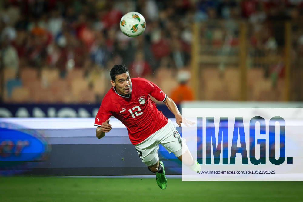 Egypt vs Mauritania - Africa Cup Of Nations Qualifier Mohamed Hamdy of Egypt participates in the Africa Cup of Nations Qualifiers 2025, match number 61, between Egypt and Mauritania at Cairo International Stadium in Cairo, Egypt, on October 11, 2024. Cairo Egypt