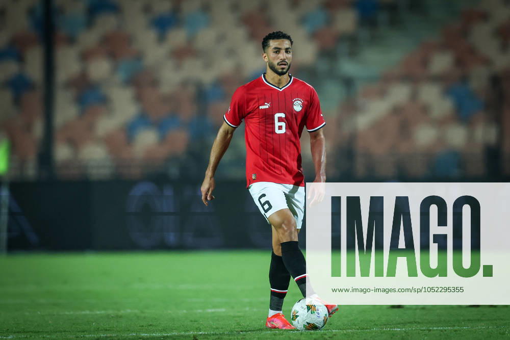 Egypt vs Mauritania - Africa Cup Of Nations Qualifier Mohamed Abdelmoneim of Egypt participates in the Africa Cup of Nations Qualifiers 2025, match number 61, between Egypt and Mauritania at Cairo International Stadium in Cairo, Egypt, on October 11, 2024. Cairo Egypt