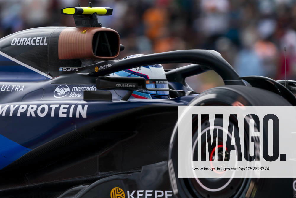 Argentine Formula One driver Franco Colapinto of Williams Racing in action during the first free practice session during the Formula One United States Grand Prix at the Circuit of the Americas in Austin, Texas on Friday, October 18, 2024. AUS2024101834 GREGxNASH