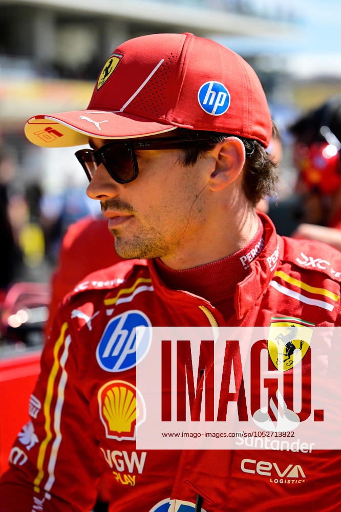 Motorsport FIA Formel 1, Großer Preis der USA 2024, v.l. Sprint Rennen Charles Leclerc (Ferrari) Startnummer 16 (FIA REGULATIONS PROHIBIT ANY USE OF PHOTOGRAPHS as IMAGE SEQUENCES and or QUASI-VIDEO) Austin