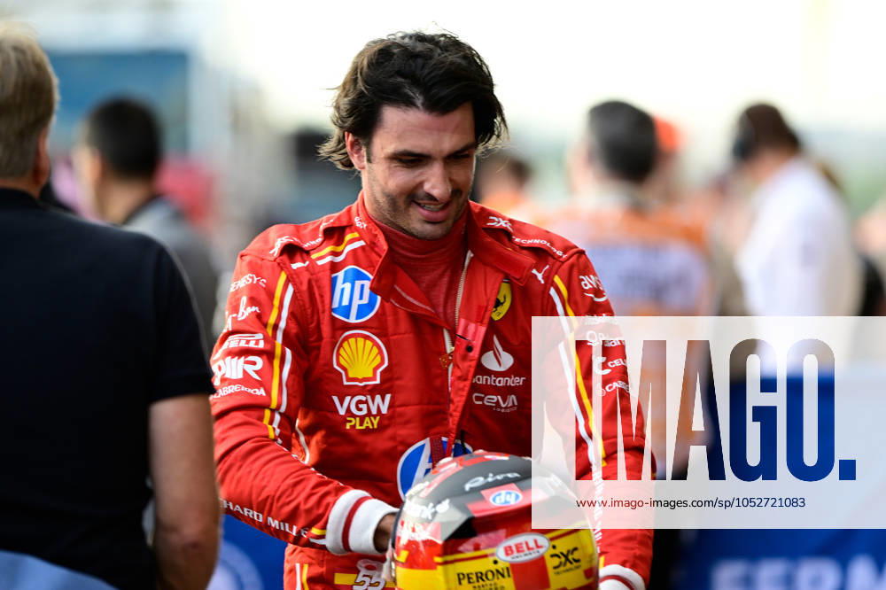 Motorsport FIA Formel 1, Großer Preis der USA 2024, v.l. Qualifying Carlos Sainz (Ferrari) Startnummer 55 (FIA REGULATIONS PROHIBIT ANY USE OF PHOTOGRAPHS as IMAGE SEQUENCES and or QUASI-VIDEO) Austin