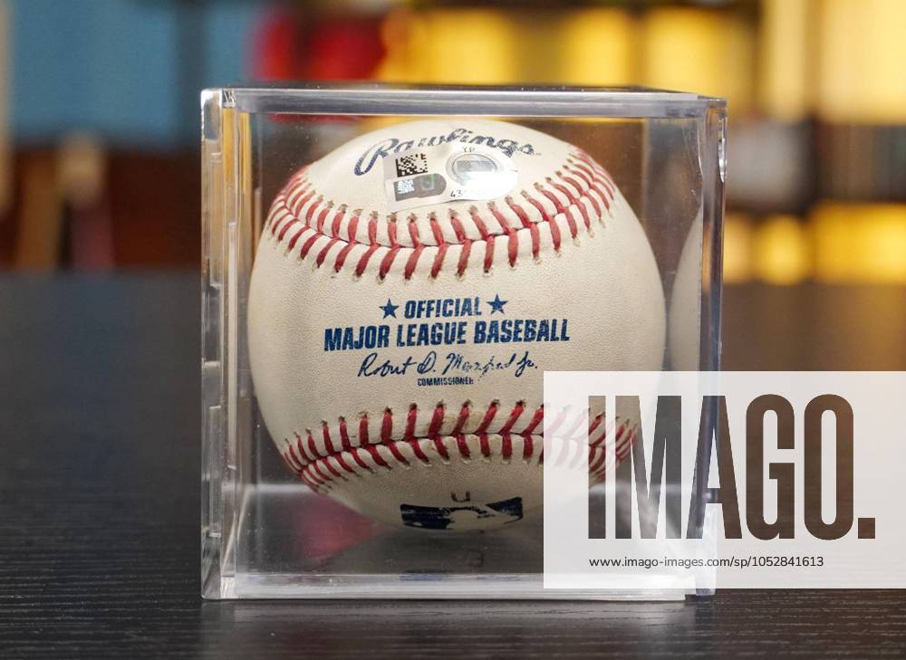 Ohtani s 50th home run ball at U.S. auction Photo taken on Oct. 16, 2024, in Runnemede, New Jersey, shows Los Angeles Dodgers slugger Shohei Ohtani s 50th home run ball of the 2024 season. The ball was sold for $4,392,000 at an online auction, a record for one used in a game, according to the organizer. A14AA0003626653P