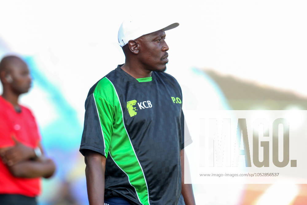 KCB Coach Patrick Odhiambo concerntrates with their match against Gor Mahia during FKF Premier league match between Gor Mahia and Kcb at Dandora Stadium on October 23, 2024 in Nairobi, Kenya. Photo by Chris Omollo