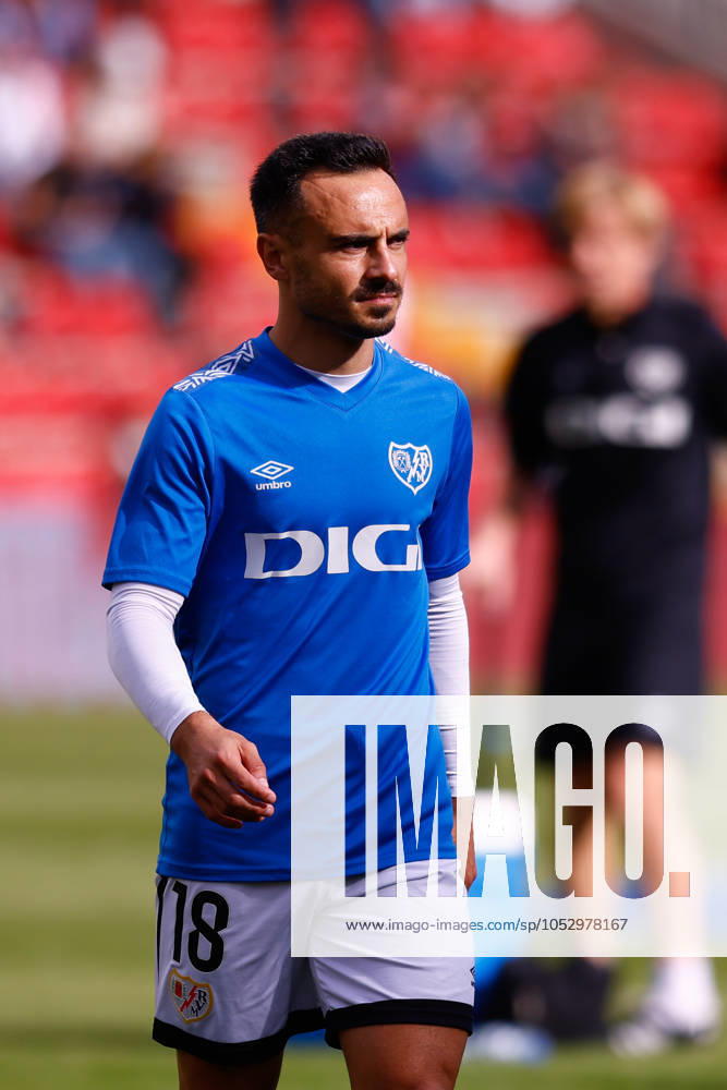 Alvaro Garcia of Rayo Vallecano looks on during the Spanish League, LaLiga EA Sports, football match played between Rayo Vallecano and Deportivo Alaves at Estadio de Vallecas on October 26, 2024, in Madrid, Spain. Madrid SPAIN - ZUMAa181 20241026_zaa_a181_014