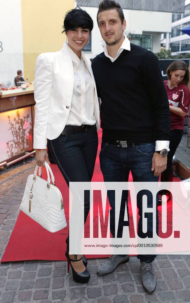Fußball - Saisonabschluß im MASH - VfB Stuttgart - Zdravko Kuzmanovic mit Freundin Marina Ruzic