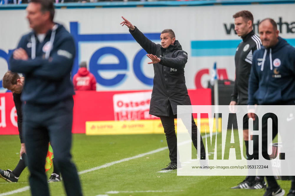 Trainer Mersed Selimbegovic (Regensburg) ; GER, FC Hansa Rostock vs. SSV Jahn Regensburg, Fussball, 2. Bundesliga, 31. Spieltag, Spielzeit 2022 2023, 06.05..2023, DFL REGULATIONS PROHIBIT ANY USE OF PHOTOGRAPHS AS IMAGE SEQUENCES AND OR QUASI-VIDEO, @ Andy Bünning Rostock Ostseestadion Mecklenburg - Vorpommern Deutschland