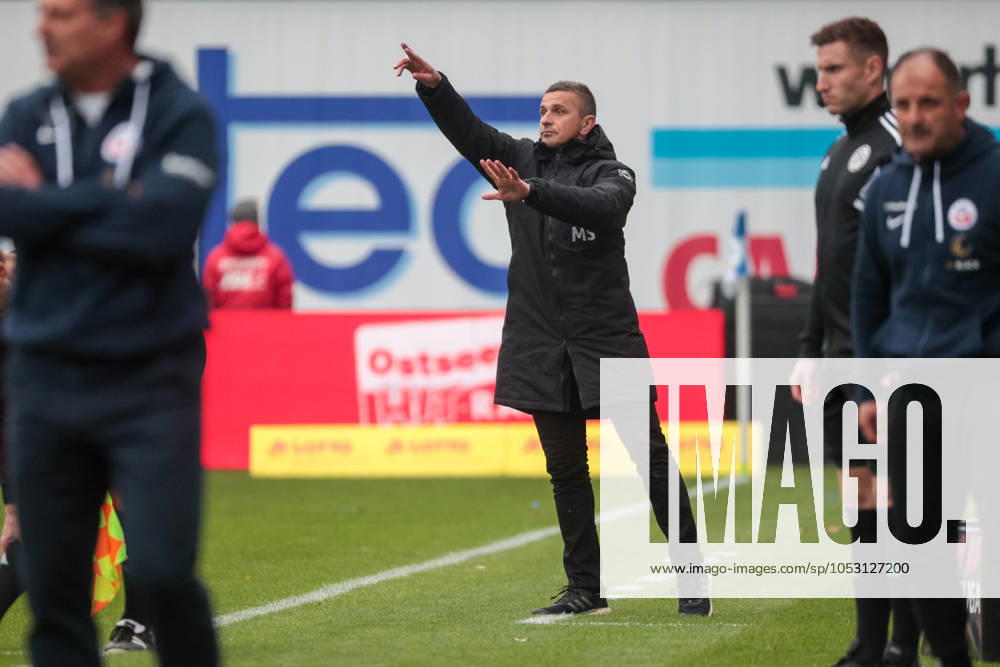 Trainer Mersed Selimbegovic (Regensburg) ; GER, FC Hansa Rostock vs. SSV Jahn Regensburg, Fussball, 2. Bundesliga, 31. Spieltag, Spielzeit 2022 2023, 06.05..2023, DFL REGULATIONS PROHIBIT ANY USE OF PHOTOGRAPHS AS IMAGE SEQUENCES AND OR QUASI-VIDEO, Rostock Ostseestadion Mecklenburg - Vorpommern Deutschland