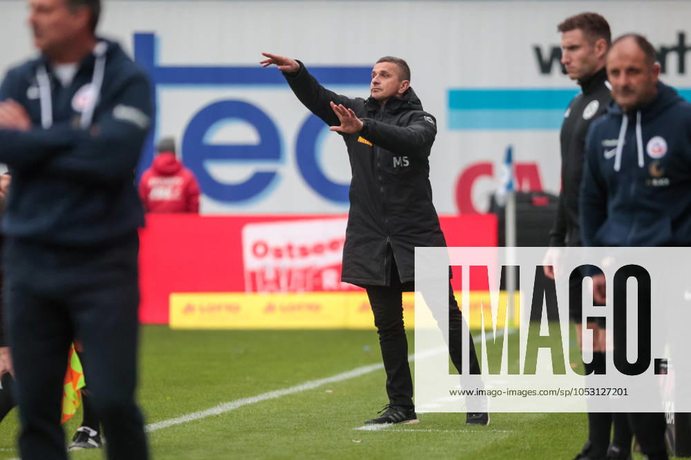 Trainer Mersed Selimbegovic (Regensburg) ; GER, FC Hansa Rostock vs. SSV Jahn Regensburg, Fussball, 2. Bundesliga, 31. Spieltag, Spielzeit 2022 2023, 06.05..2023, DFL REGULATIONS PROHIBIT ANY USE OF PHOTOGRAPHS AS IMAGE SEQUENCES AND OR QUASI-VIDEO, Rostock Ostseestadion Mecklenburg - Vorpommern Deutschland