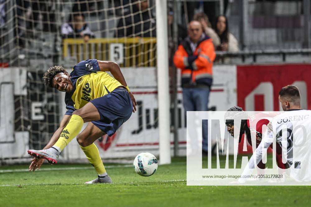 Union s Kevin Rodriguez pictured during a soccer game between second division club KAS Eupen and JPL club Royale Union Saint-Gilloise, Wednesday 30 October 2024 in Eupen, in the round 1 of 16 of the Croky Cup Belgian soccer cup. BRUNOxFAHY x104108934x