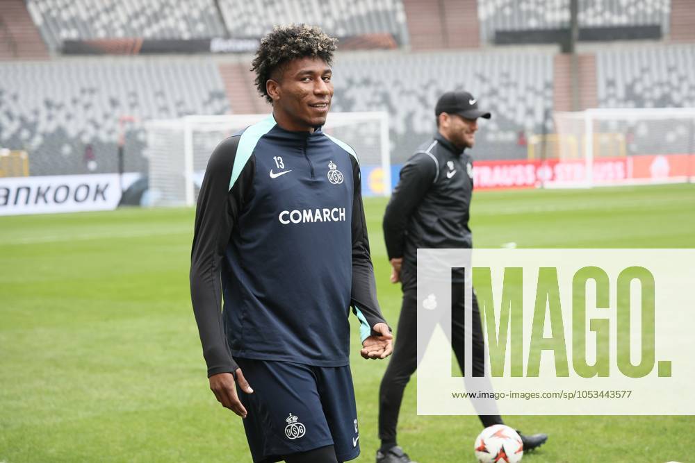 Union s Kevin Rodriguez pictured during a training session of Belgian soccer team Royale Union Saint-Gilloise in Brussels, on Wednesday 06 November 2024. The team prepares for tomorrow s match against Italian team AS Roma, in the fourth day (out of 8) of the League phase of the UEFA Europa League tournament. BRUNOxFAHY x104705486x