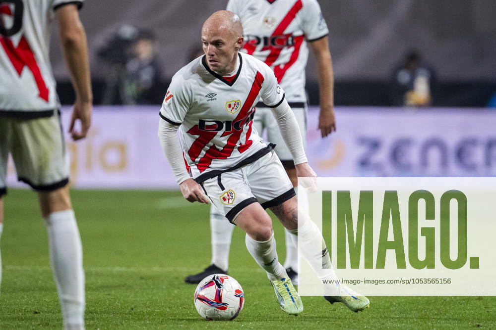 Rayo Vallecano vs UD Las Palmas - La Liga EA Sports 2024 25 Isi Palazon of Rayo Vallecano in action with the ball during the La Liga EA Sports 2024 25 football match between Rayo Vallecano vs UD Las Palmas at Estadio de Vallecas on November 08, 2024 in Madrid, Spain. Madrid Estadio de Vallecas Madrid Spain