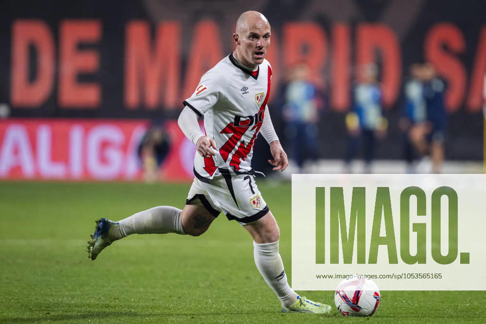 Rayo Vallecano vs UD Las Palmas - La Liga EA Sports 2024 25 Isi Palazon of Rayo Vallecano in action with the ball during the La Liga EA Sports 2024 25 football match between Rayo Vallecano vs UD Las Palmas at Estadio de Vallecas on November 08, 2024 in Madrid, Spain. Madrid Estadio de Vallecas Madrid Spain