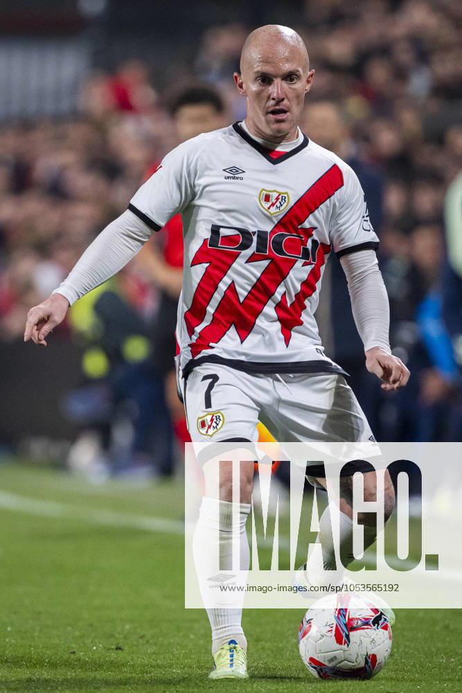 Rayo Vallecano vs UD Las Palmas - La Liga EA Sports 2024 25 Isi Palazon of Rayo Vallecano in action with the ball during the La Liga EA Sports 2024 25 football match between Rayo Vallecano vs UD Las Palmas at Estadio de Vallecas on November 08, 2024 in Madrid, Spain. Madrid Estadio de Vallecas Madrid Spain