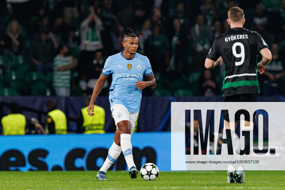 Manuel Akanji seen during UEFA Champions League game between teams of Sporting CP and Manchester City FC (Maciej Rogowski) Lisbon Estadio Jose Alvalade Portugal