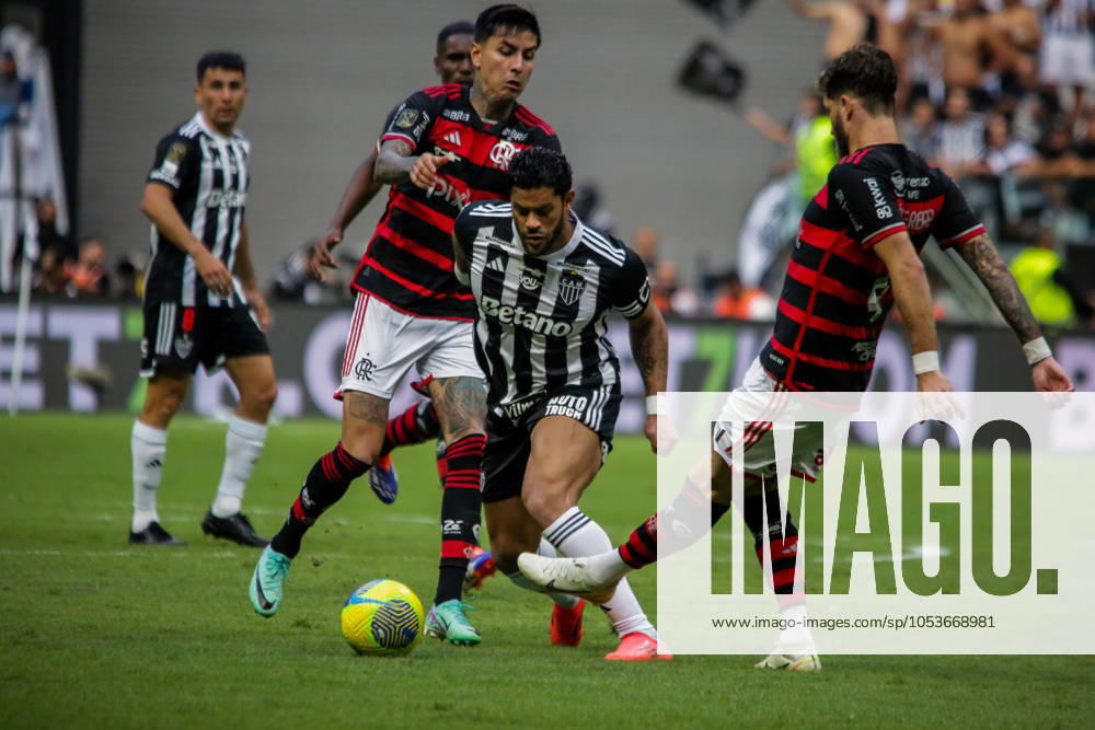 Atlético MG x Flamengo BELO HORIZONTE, MG - 10.11.2024: ATLÉTICO MG X FLAMENGO - Hulk& 39;s shot in the match between Atlético-MG and Flamengo, the second game of the 2024 Copa do Brasil Final, this Sunday (10), at 4 pm (Brasília time), at Arena MRV, in Belo Horizonte. Photo Allan Calisto Fotoarena. (Photo: Allan Calisto Fotoarena) x2649643x AllanxCalisto