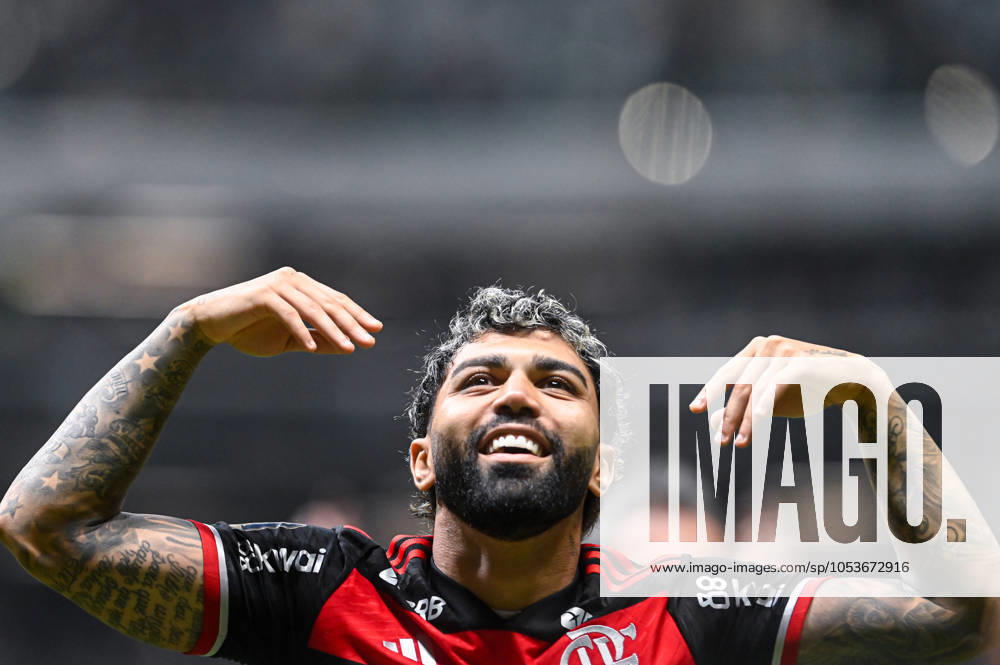 Atlético MG x Flamengo BELO HORIZONTE, MG - 10.11.2024: ATLÉTICO MG X FLAMENGO - Gabriel Barbosa, Gabigol, Flamengo Champion during Atlético MG x Flamengo, match valid for the final of the Copa do Brasil 2024, held at the Arena MRV stadium, located in the city of Belo Horizonte, MG, on the afternoon of this Sunday (10). (Photo: Nayra Halm Fotoarena) x2649682x NayraxHalm