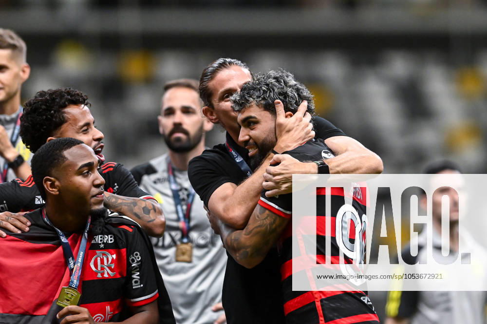 Atlético MG x Flamengo BELO HORIZONTE, MG - 10.11.2024: ATLÉTICO MG X FLAMENGO - Flamengo Champion during Atlético MG x Flamengo, match valid for the final of the Copa do Brasil 2024, held at the Arena MRV stadium, located in the city of Belo Horizonte, MG, on the afternoon of this Sunday (10). (Photo: Nayra Halm Fotoarena) x2649686x NayraxHalm
