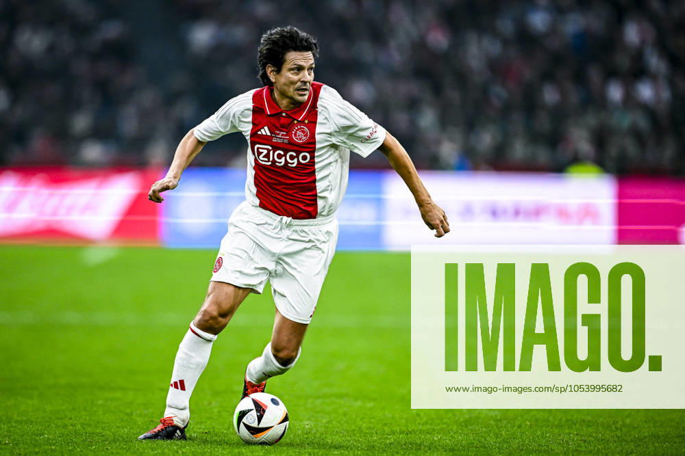 AFC Ajax Amsterdam legend player Jari Litmanen, during the match Ajax Legends - Real Madrid Legends at the Johan Cruijff ArenA for the Dutch eredivisie season 2024-2025 in AMSTERDAM, Netherlands on 17 november 2024, (photo by Stefan Koops EYE4images DeFodi Images) not used in POL SRB CRO FRA GBR NED ITA USA Defodi-746_200935