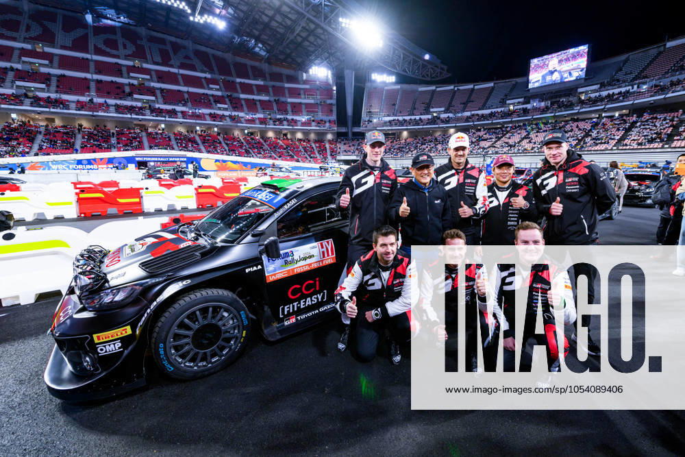 MOTORI - Rally - Fia World Rally Championship WRC, Motorsport Rallye, WM FORUM8 Rally Japan 2024 ,They Face Ss1 Toyota Stadium,During Fia World Rally Championship Wrc FORUM8 Rally Japan 2024 19 November, Okazaki Japan Okazaki Japan