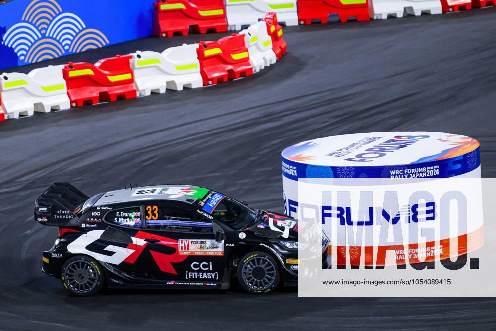 MOTORI - Rally - Fia World Rally Championship WRC, Motorsport Rallye, WM FORUM8 Rally Japan 2024 ,They Face Ss1 Toyota Stadium,During Fia World Rally Championship Wrc FORUM8 Rally Japan 2024 19 November, Okazaki Japan Okazaki Japan
