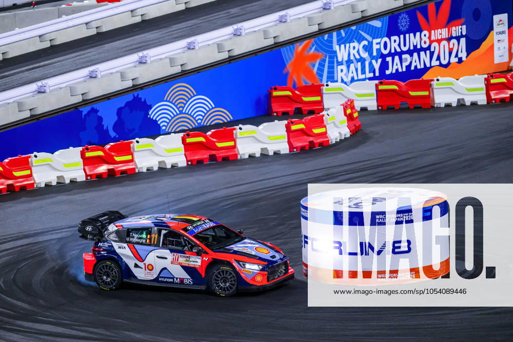 MOTORI - Rally - Fia World Rally Championship WRC, Motorsport Rallye, WM FORUM8 Rally Japan 2024 ,They Face Ss1 Toyota Stadium,During Fia World Rally Championship Wrc FORUM8 Rally Japan 2024 19 November, Okazaki Japan Okazaki Japan