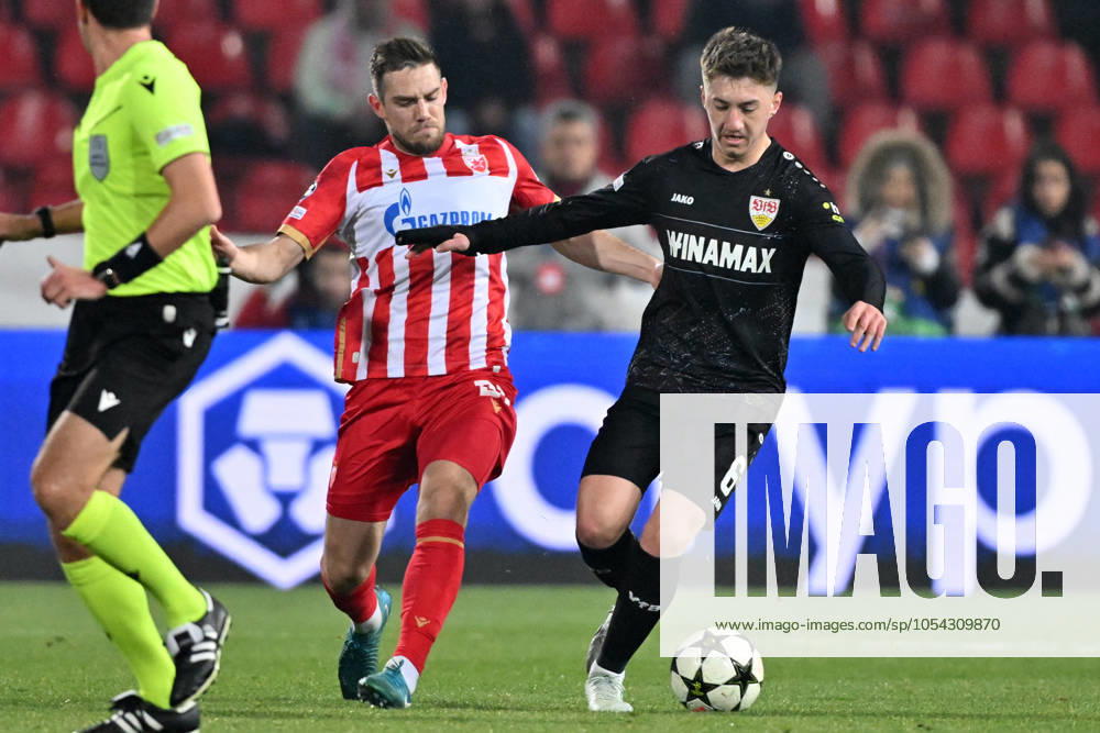 CRVENA ZVEZDA vs STUTTGART ANGELO STILLER Stuttgart football player at the UEFA Champions League match against Red Star at the Rajko Mitic stadium, Belgrade 27.11.2024. MN press Photo Football, Champions League, Red Star, Stuttgart Belgrade Stadion Rajko Mitic Serbia