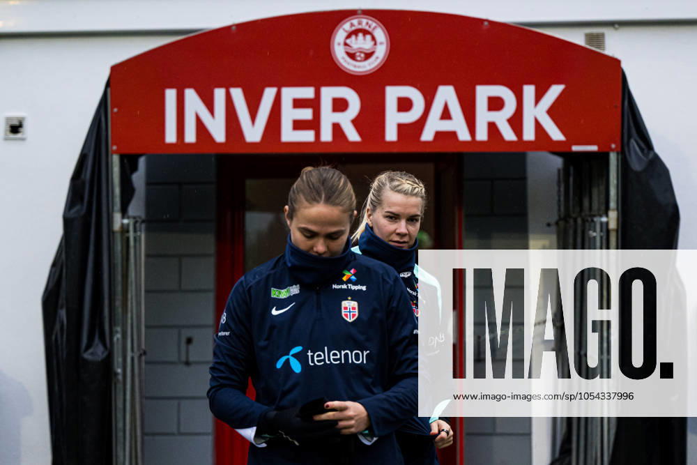 Ada Hegerberg of the Norwegian women s national football team during a training session on November 28, 2024 in Larne. Photo: Marius Simensen BILDBYRAN COP 238 bbeng dam football fotball fotboll norge norway practice soccer training trening träning uefa women s EURO Qualifier, EM, Europameisterschaft