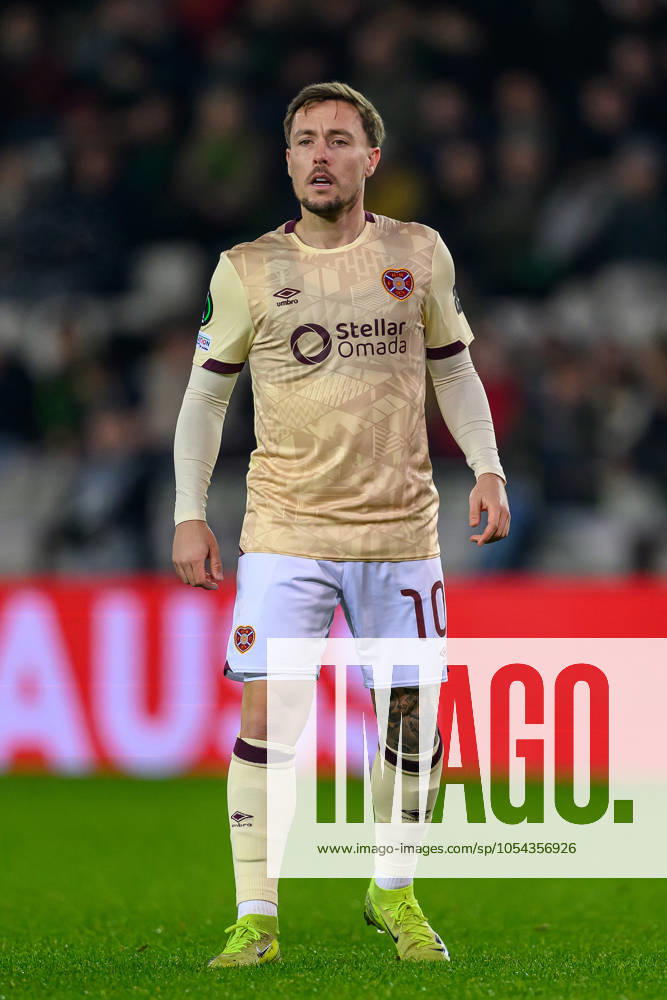 Cercle Brugge v Heart of Midlothian Europa Conference League 28 11 2024. Matchday 4 of 6 Barrie McKay of Hearts during the Europa Conference League match between Cercle Brugge and Heart of Midlothian at the Jan Breydel Stadion, Brugge, Belguim on 28 November 2024. Editorial use only ,