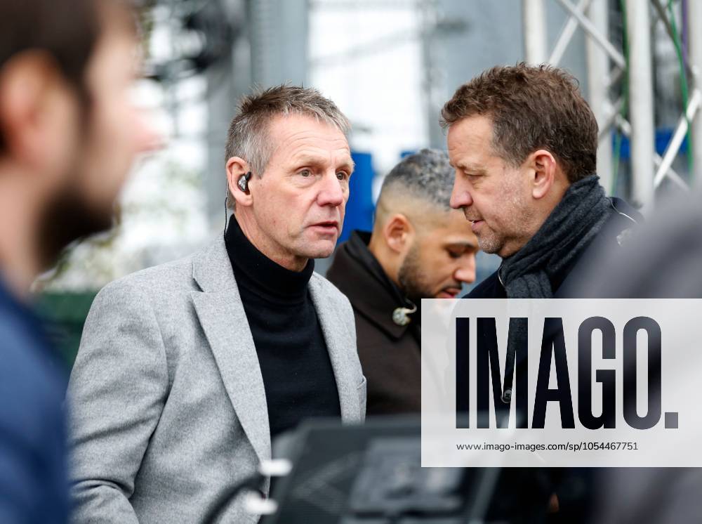 Stuart Pearce the former England player who started his career with Wealdstone working alongside Mark Pougatch for ITV Wealdstone v Wycombe Wanderers, Emirates FA Cup, Second Round, Football, Grosvenor Vale, London, UK - 30 Nov 2024