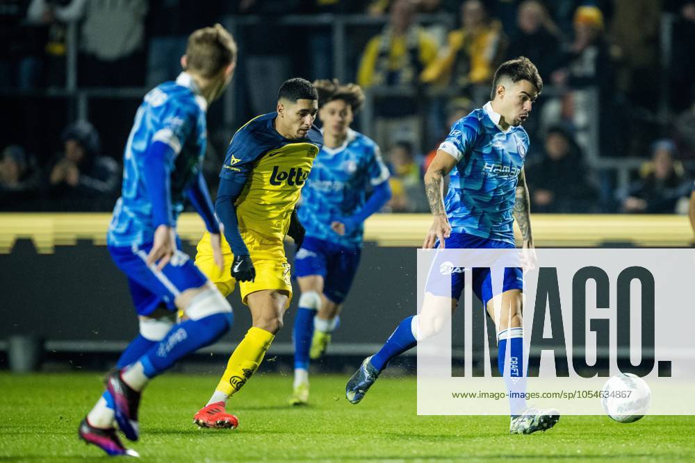 Gent s Tiago Araujo pictured in action during a soccer game between Royale Union Saint-Gilloise and KAA Gent, Wednesday 04 December 2024 in Brussels, in the 1 8 finals of the Croky Cup Belgian soccer cup. JASPERxJACOBS x107290889x