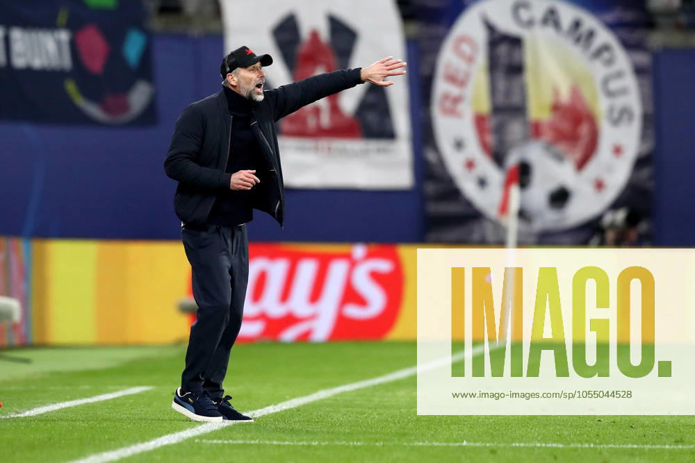 Fussball UEFA Champions League, RB Leipzig - Aston Villa, v.l. Trainer Marco Rose (RB Leipzig) Leipzig