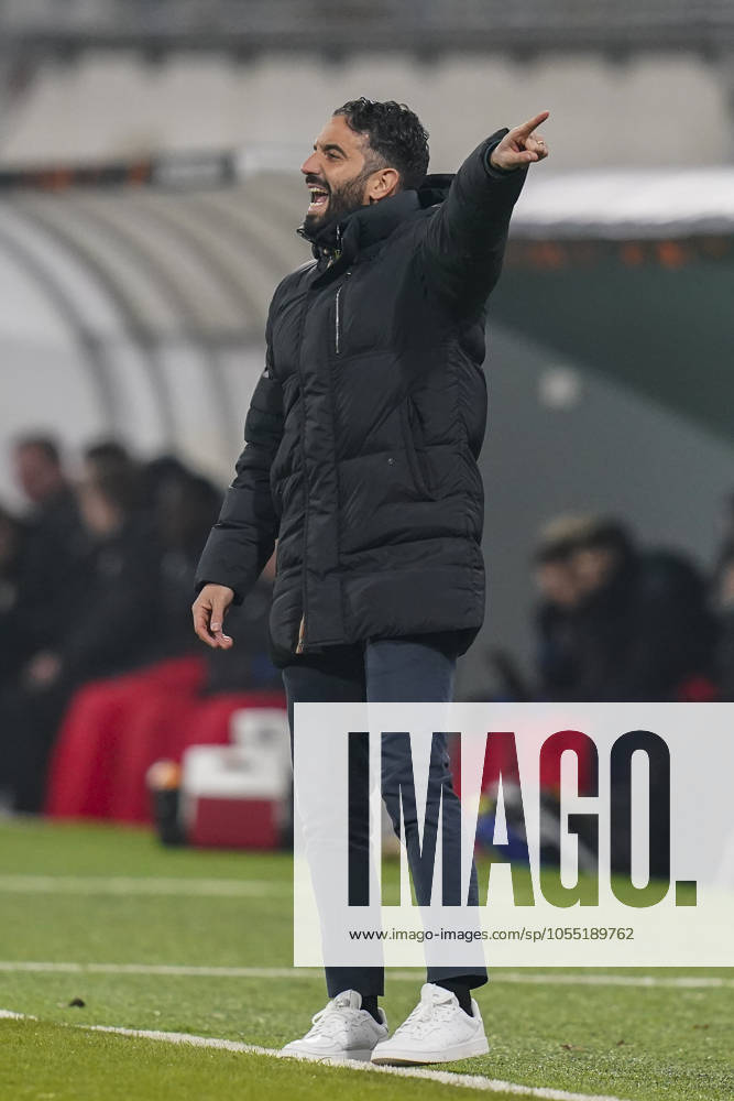 FC Viktoria Plzen v Manchester United, ManU FC Manchester United Head Coach Ruben Amorim reacts and gestures during the FC Viktoria Plzen v Manchester United FC UEFA Europa League Matchday 6 Doosan Arena, Pilsen, Czech Republic on 12 December 2024 Editorial use only. All images are copyright Every Second Media Limited. No images may be reproduced without prior permission.