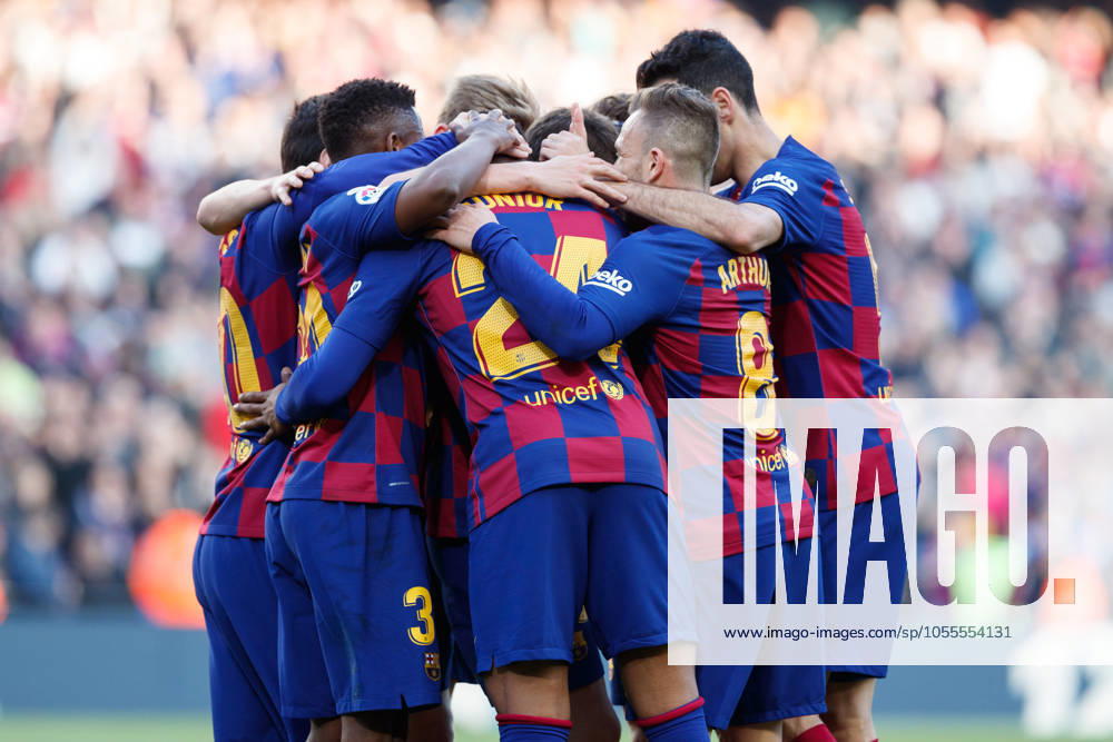 FC Barcelona, Barca v Getafe CF - La Liga Sergi Roberto of FC Barcelona celebrates a goal during the Liga match between FC Barcelona and Getafe CF at Camp Nou on February 15, 2020 in Barcelona, Spain. (Photo by DAX ESPA-Images) Barcelona Barcelona USA