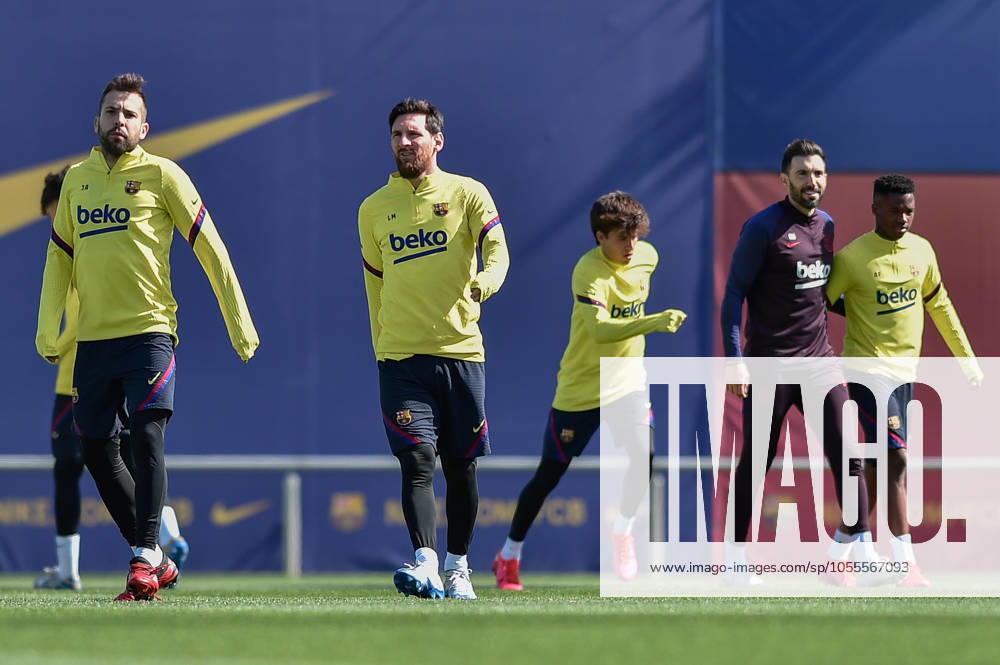 FC Barcelona, Barca Training Session and Press Comference BARCELONA, SPAIN - MARCH 06: Leo Messi of FC Barcelona during the training session at Ciutat Esportiva Joan Gamper on March 06, 2020 in Barcelona, Spain. (Photo by DAX ESPA-Images) Sant Joan Despo Barcelona USA