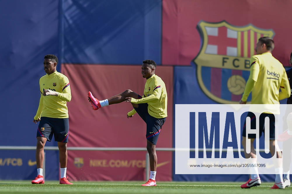 FC Barcelona, Barca Training Session and Press Comference BARCELONA, SPAIN - MARCH 06: Ansu Fati of FC Barcelona during the training session at Ciutat Esportiva Joan Gamper on March 06, 2020 in Barcelona, Spain. (Photo by DAX ESPA-Images) Sant Joan Despo Barcelona USA