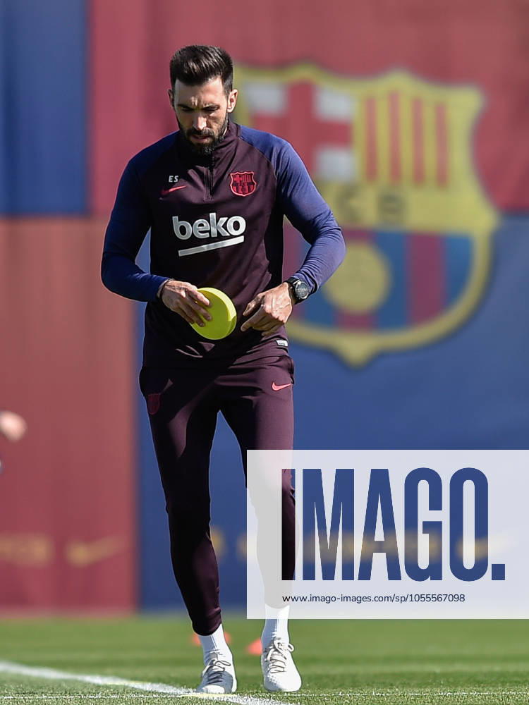 FC Barcelona, Barca Training Session and Press Comference BARCELONA, SPAIN - MARCH 06: Eder Sarabia of FC Barcelona during the training session at Ciutat Esportiva Joan Gamper on March 06, 2020 in Barcelona, Spain. (Photo by DAX ESPA-Images) Sant Joan Despo Barcelona USA