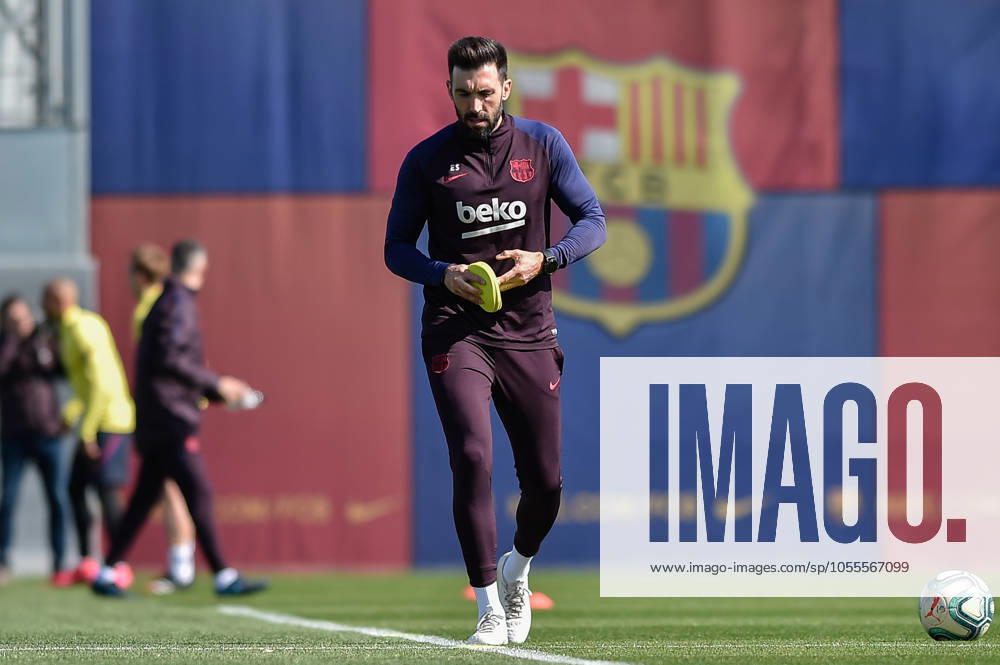 FC Barcelona, Barca Training Session and Press Comference BARCELONA, SPAIN - MARCH 06: Eder Sarabia of FC Barcelona during the training session at Ciutat Esportiva Joan Gamper on March 06, 2020 in Barcelona, Spain. (Photo by DAX ESPA-Images) Sant Joan Despo Barcelona USA